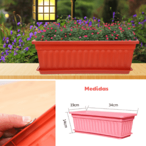 jardinera de plástico